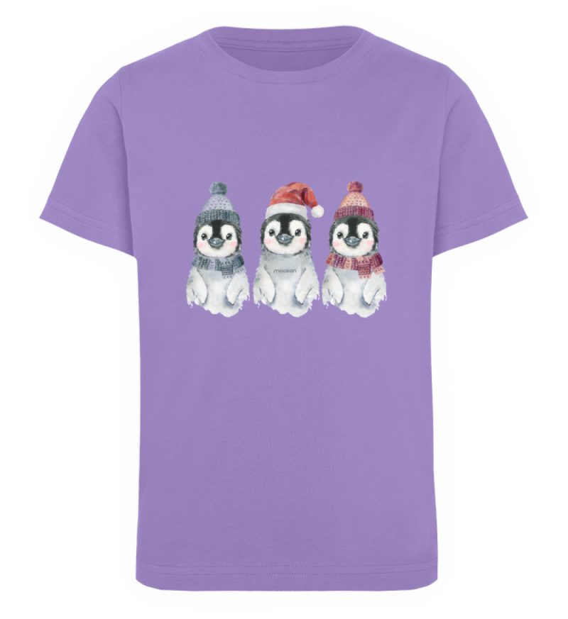 Pinguin Wintertrio - Kinder Organic T-Shirt-6884