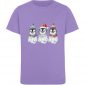 Pinguin Wintertrio - Kinder Organic T-Shirt-6884