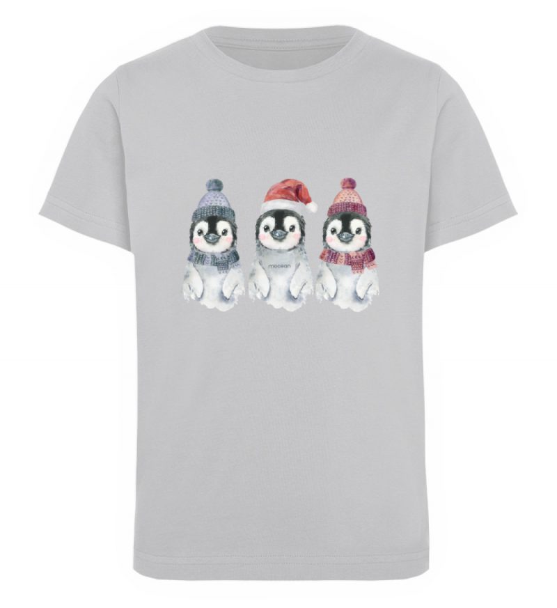 Pinguin Wintertrio - Kinder Organic T-Shirt-17