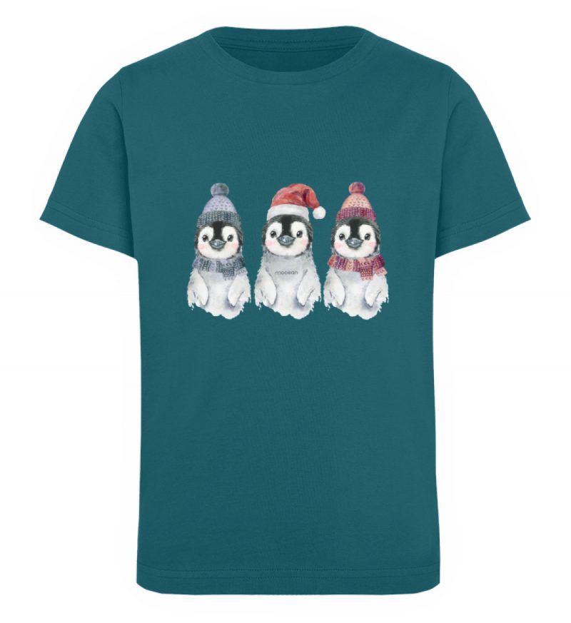 Pinguin Wintertrio - Kinder Organic T-Shirt-6878