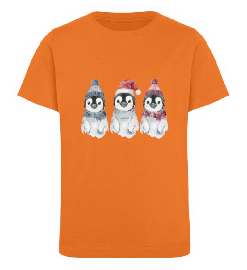 Pinguin Wintertrio - Kinder Organic T-Shirt-6882