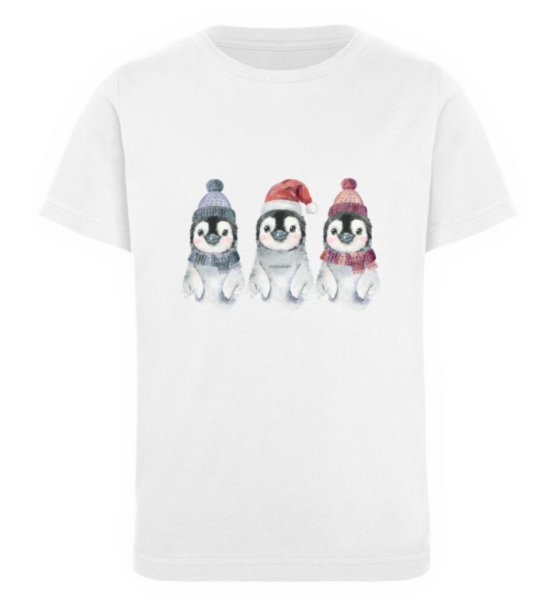 Pinguin Wintertrio - Kinder Organic T-Shirt-6885