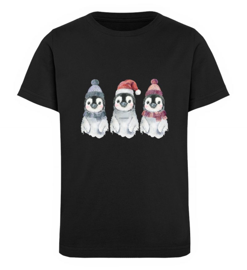 Pinguin Wintertrio - Kinder Organic T-Shirt-16