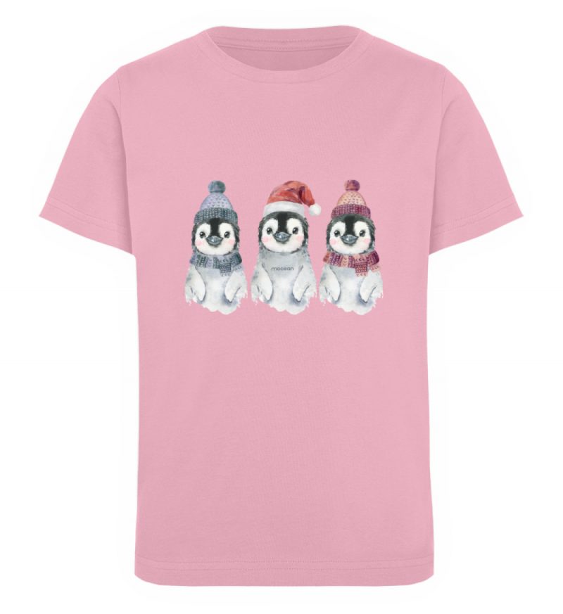 Pinguin Wintertrio - Kinder Organic T-Shirt-6883