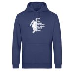 And into the Ocean – Light Unisex Bio Hoodie – navy blue