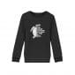 And into the ocean - Kinder Bio Sweater - black