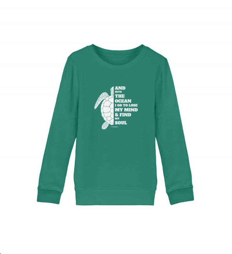 And into the ocean - Kinder Bio Sweater - grün