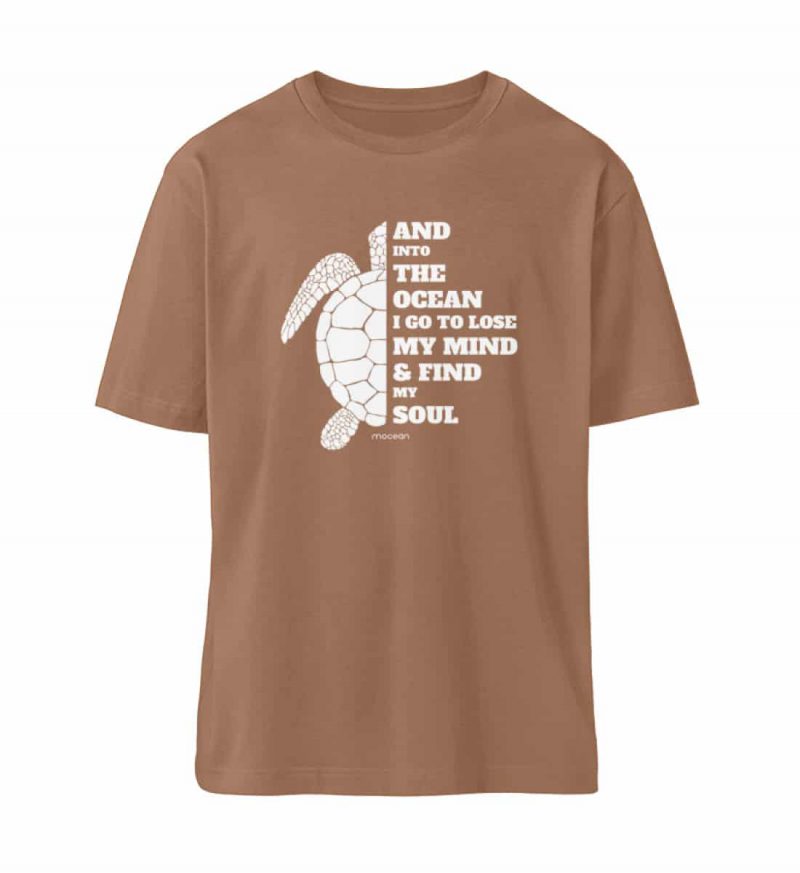 And into the Ocean - Relaxed Bio T-Shirt - caramel