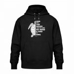 And into the Ocean – Relaxed Bio Hoodie – black