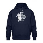 And into the Ocean – Relaxed Bio Hoodie – navy