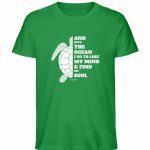 And into the Ocean – Unisex Bio T-Shirt – fresh green