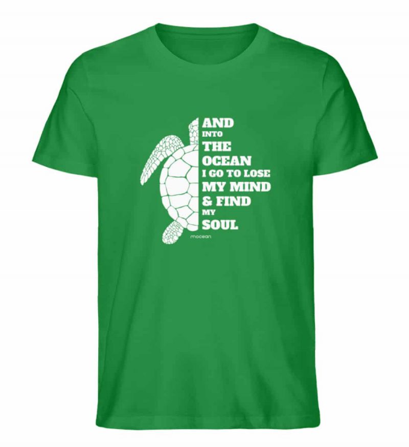 And into the Ocean - Unisex Bio T-Shirt - fresh green