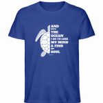 And into the Ocean – Unisex Bio T-Shirt – royal blue