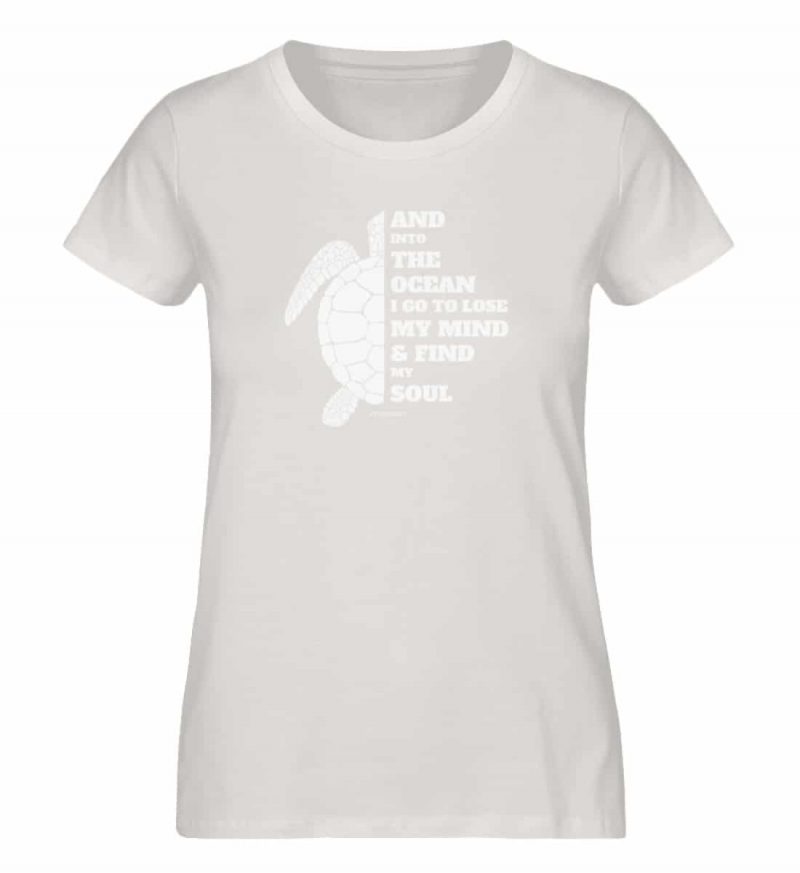 And into the Ocean - Damen Premium Bio T-Shirt - vintage white