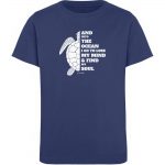 And into the Ocean – Kinder Organic T-Shirt – french navy