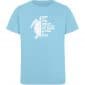 And into the Ocean - Kinder Organic T-Shirt - sky blue