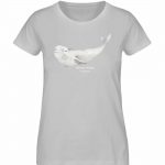 Beluga – Damen Premium Bio T-Shirt – heather grey