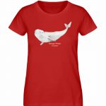 Beluga – Damen Premium Bio T-Shirt – red