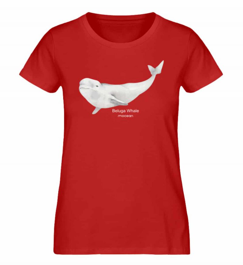 Beluga - Damen Premium Bio T-Shirt - red