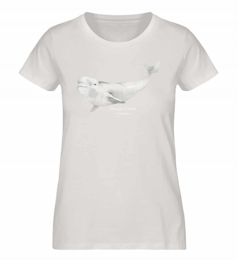Beluga - Damen Premium Bio T-Shirt - vintage white