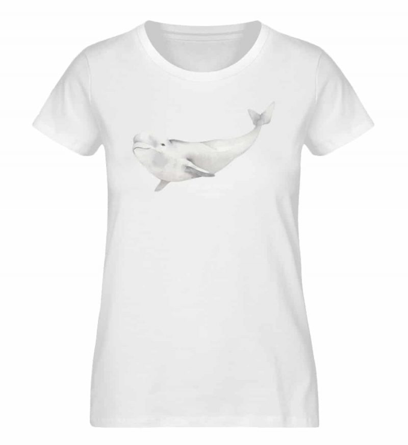 Beluga - Damen Premium Bio T-Shirt - white