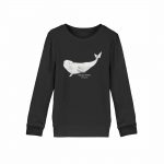 Beluga – Kinder Bio Sweater – black