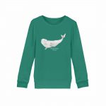 Beluga – Kinder Bio Sweater – green