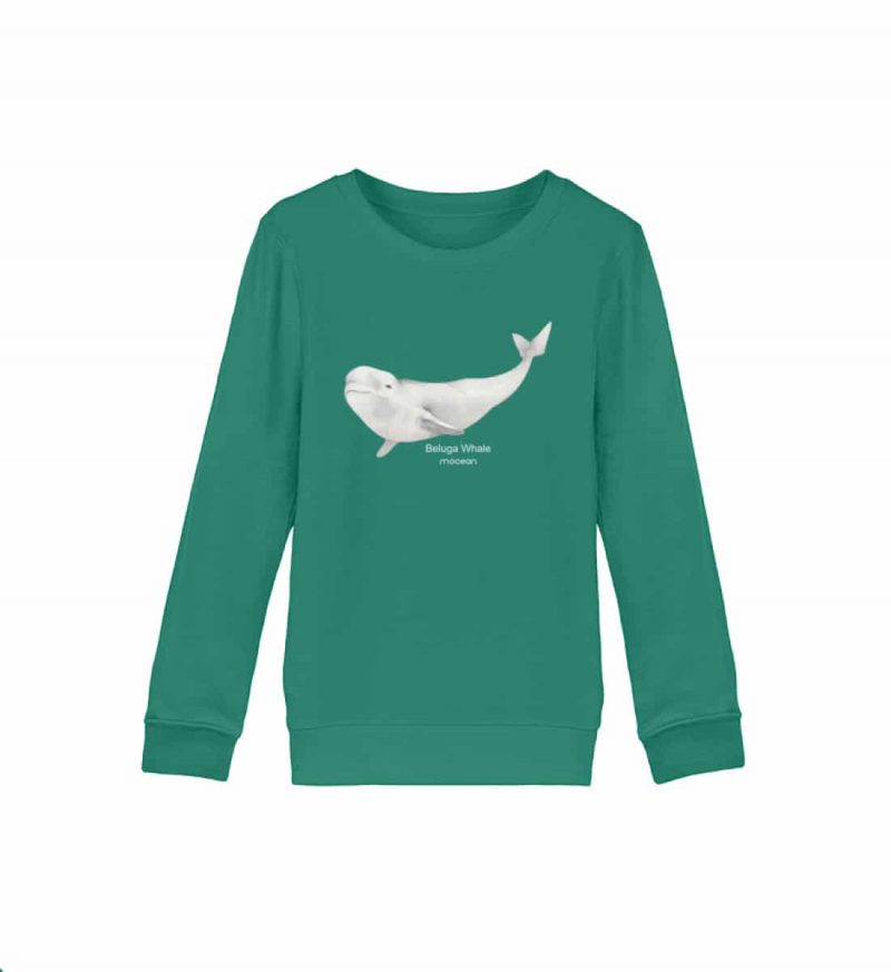 Beluga - Kinder Bio Sweater - green