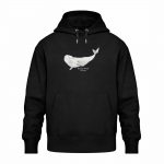 Beluga – Relaxed Bio Hoodie – black