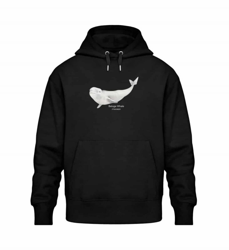 Beluga - Relaxed Bio Hoodie - black