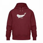 Beluga – Relaxed Bio Hoodie – burgundy