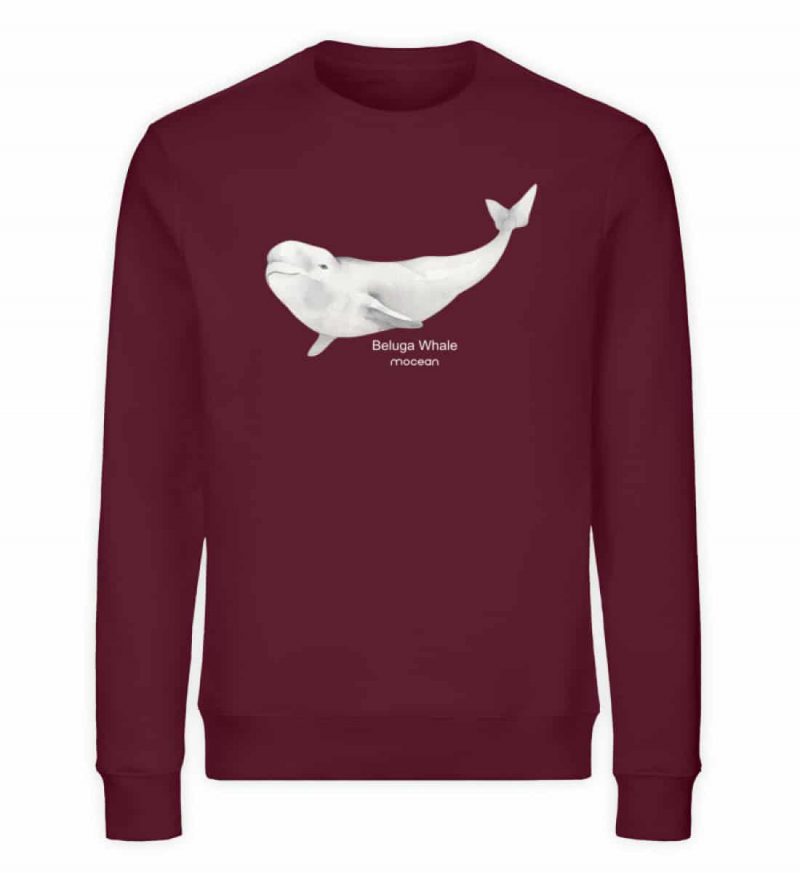 Beluga - Unisex Bio Sweater - burgundy
