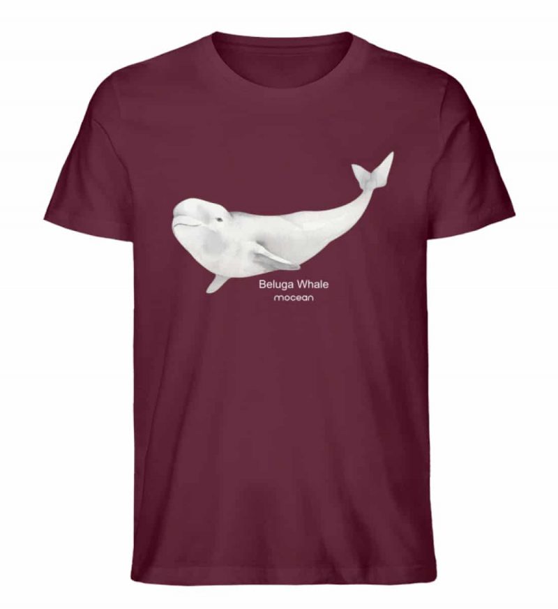 Beluga - Unisex Bio T-Shirt - burgundy