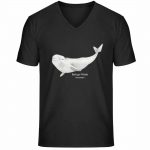 Beluga – Unisex Bio V T-Shirt – black