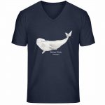 Beluga – Unisex Bio V T-Shirt – french navy