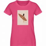Boho Beachgirl – Damen Premium Bio T-Shirt – pinkpunch