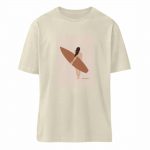 Boho Beachgirl – Relaxed Bio T-Shirt – natural raw