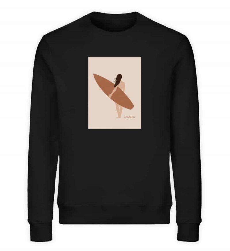 Boho Beachgirl - Unisex Bio Sweater - black