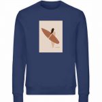 Boho Beachgirl – Unisex Bio Sweater – blau