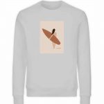Boho Beachgirl – Unisex Bio Sweater – heathergrey