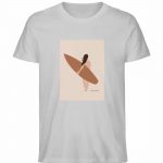Boho Beachgirl – Unisex Bio T-Shirt – heather grey