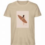 Boho Beachgirl – Unisex Bio T-Shirt – heather sand