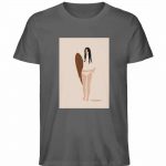 Boho Surfgirl – Unisex Bio T-Shirt – anthracite