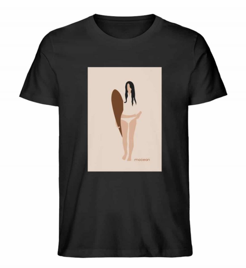 Boho Surfgirl - Unisex Bio T-Shirt - black