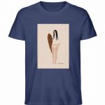 Boho Surfgirl – Unisex Bio T-Shirt – french navy