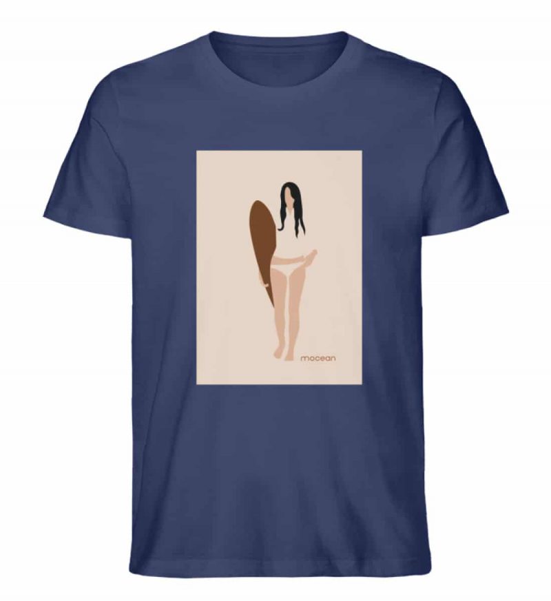 Boho Surfgirl - Unisex Bio T-Shirt - french navy