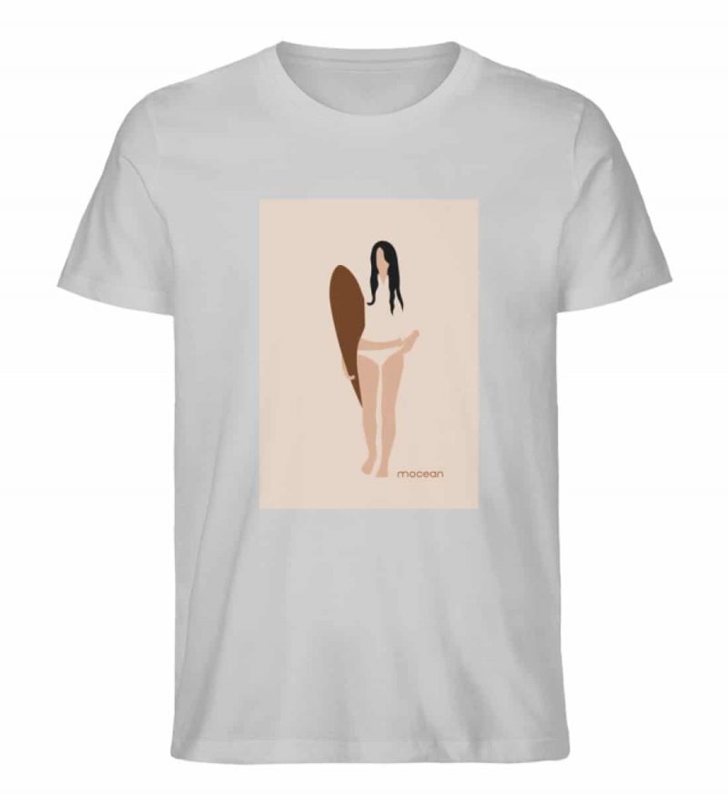 Boho Surfgirl - Unisex Bio T-Shirt - heather grey