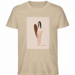 Boho Surfgirl – Unisex Bio T-Shirt – heather sand