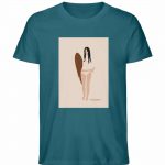 Boho Surfgirl – Unisex Bio T-Shirt – ocean depth