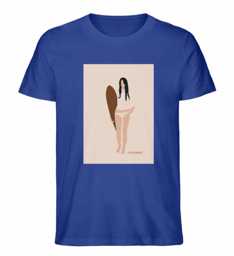 Boho Surfgirl - Unisex Bio T-Shirt - royal blue